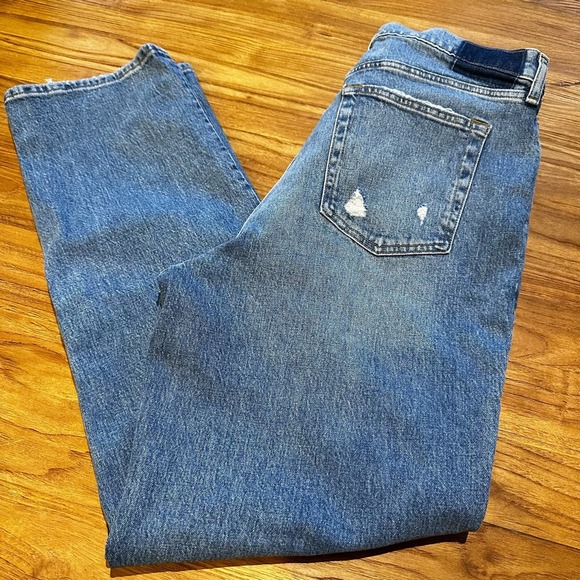 Abercrombie Fitch Womens NWT 90s Ultra High Rise Wide Leg Jean Criss Cross Waist - Picture 3 of 15